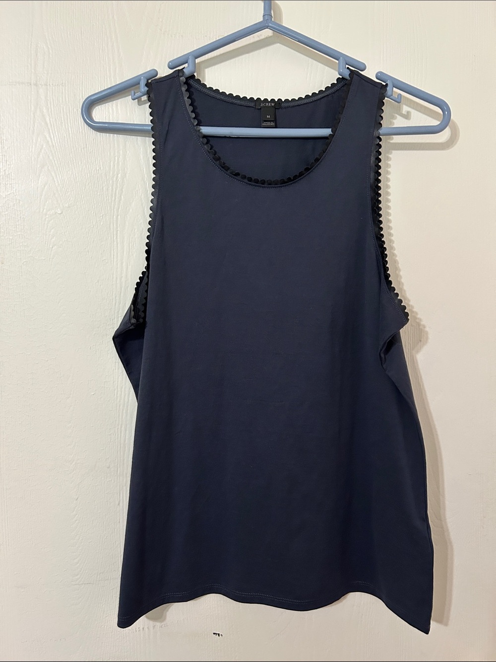 J. Crew Navy Sleeveless Scoop Neck Tank - J. Crew